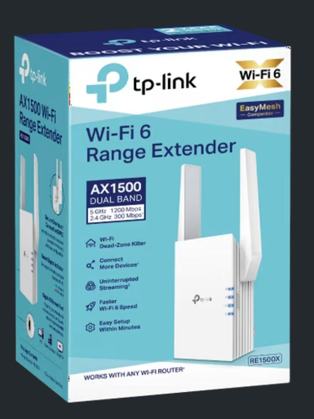 Wi-Fi 6 Range Extender‎ - AX1500